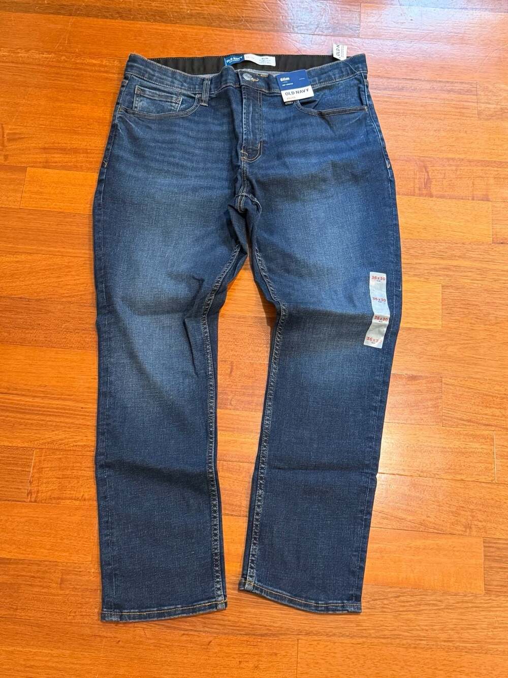 Old Navy Slim 36X30 Dark Blue Denim Jeans